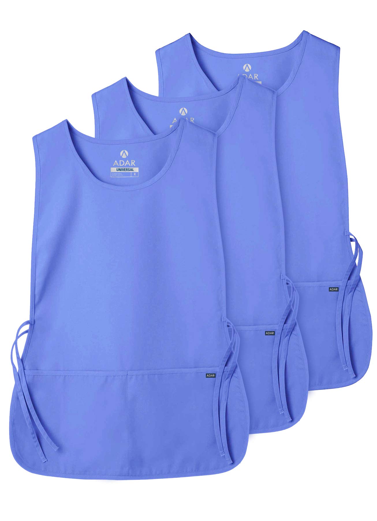 Adar UniformsAdar Unisex Cobbler Apron (3 Pack) with 2 Pockets/Adjustable Ties