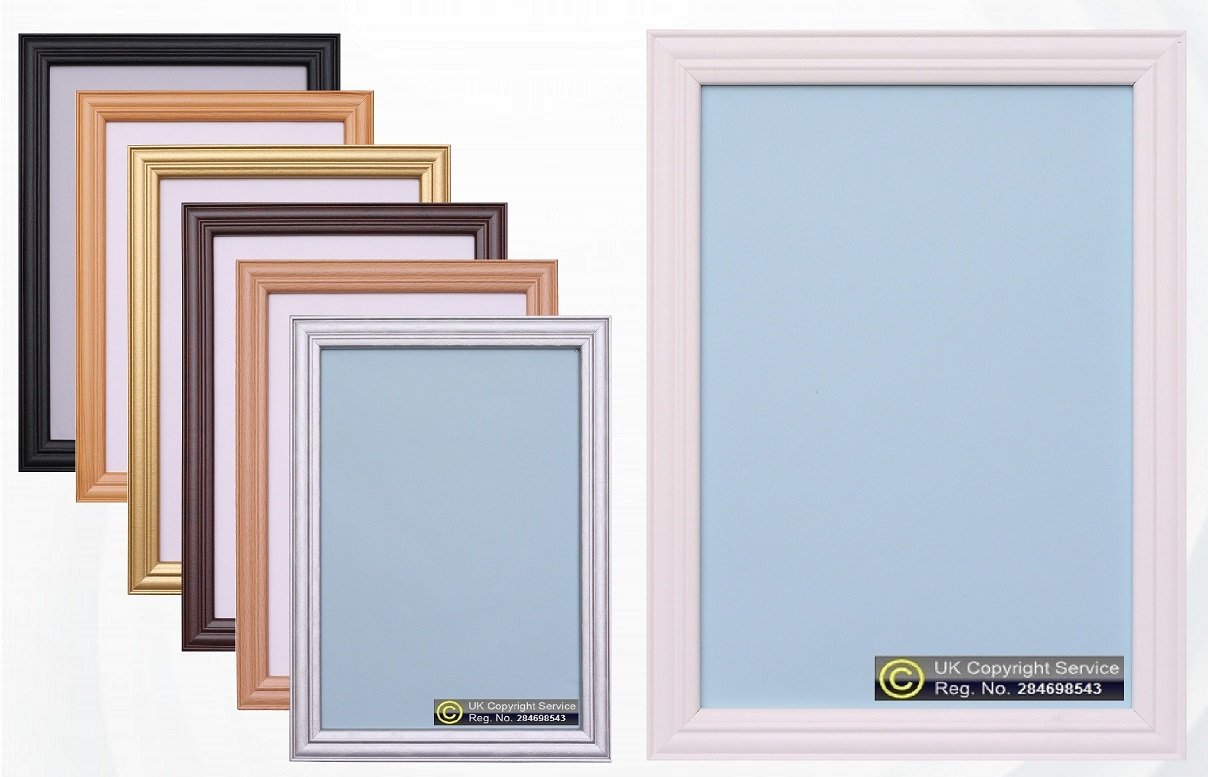 Online2home Mahogany Osuk Antique Style Picture Frame Photo Frame Poster Frame Black Beech Gold Oak White Silver Frame (, 24X18 Inch)