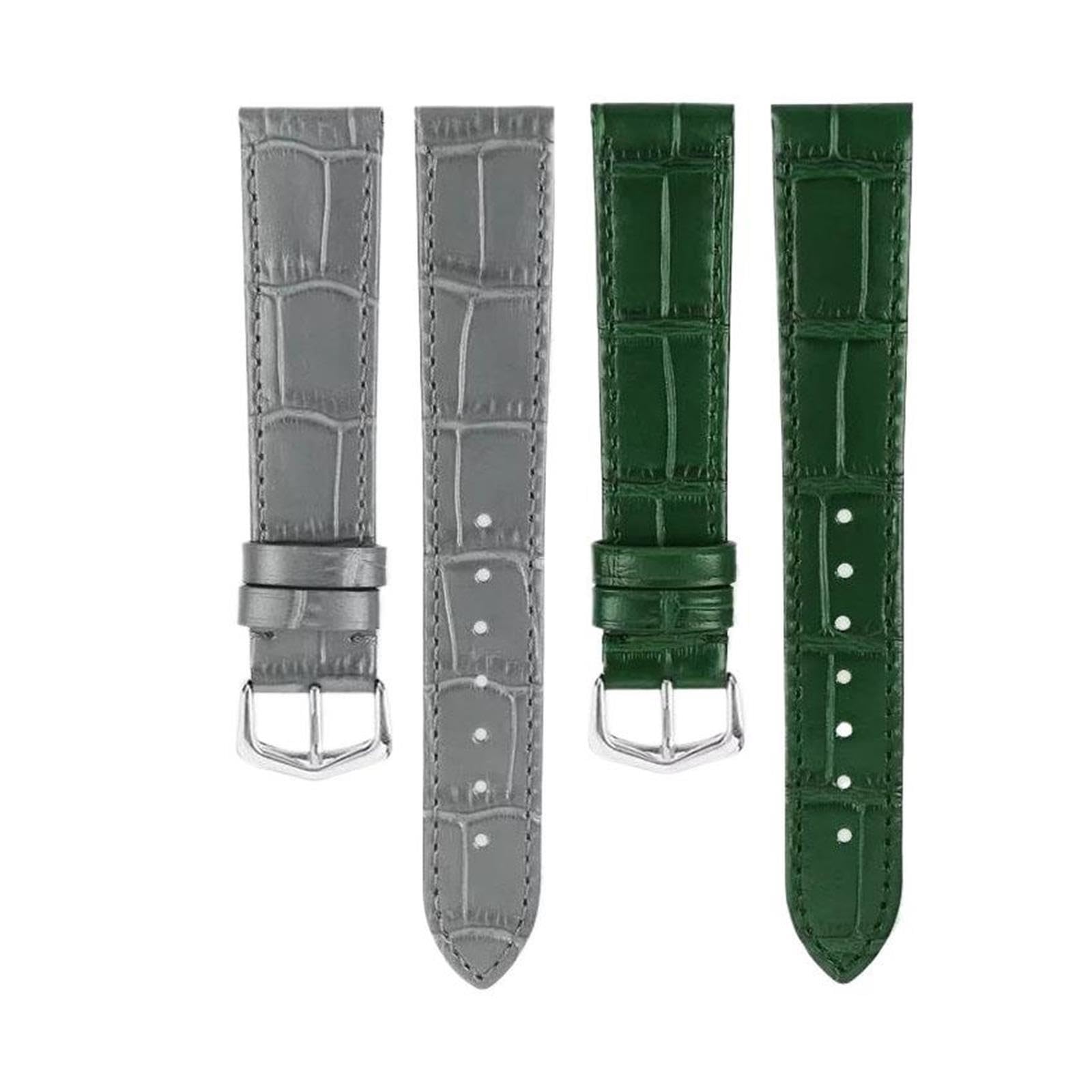 Correa de cuero de vaca suave y fina de 15 mm, 17 mm, 18 mm, 20 mm, compatible con Cartier Solo Santos Dumont, pulsera de cuero de vaca, accesorios for reloj