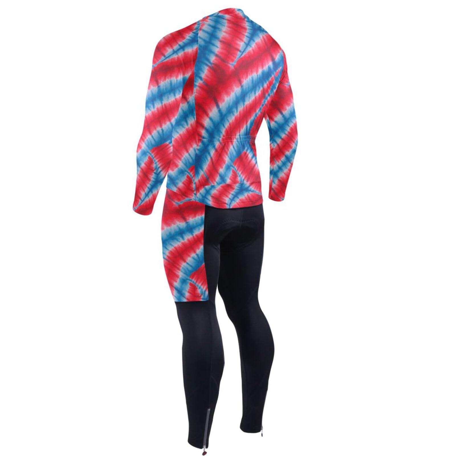 Kaltwetter-Radtrikot mit Taschen, atmungsaktiv, für Herren, 3D-gepolstert