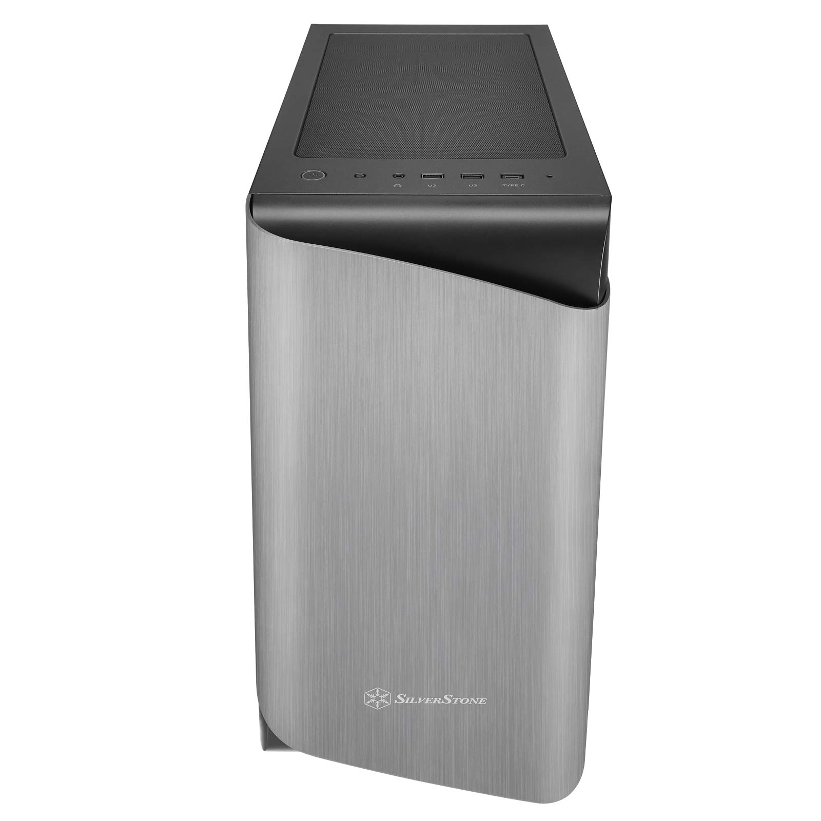 CAJA PC SILVERSTONE SST-SEA1SB-G - ATX SETA A1 LATERAL DE VIDRIO TEMPLADO PLATEADO/NEGRO