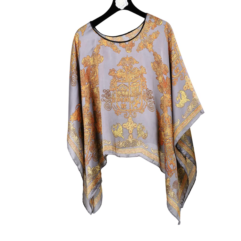 MagicnitzMagicnitz Summer Shawl Multi-Functional Silky Chiffon Beach Cover Top Women Clothing Fashion