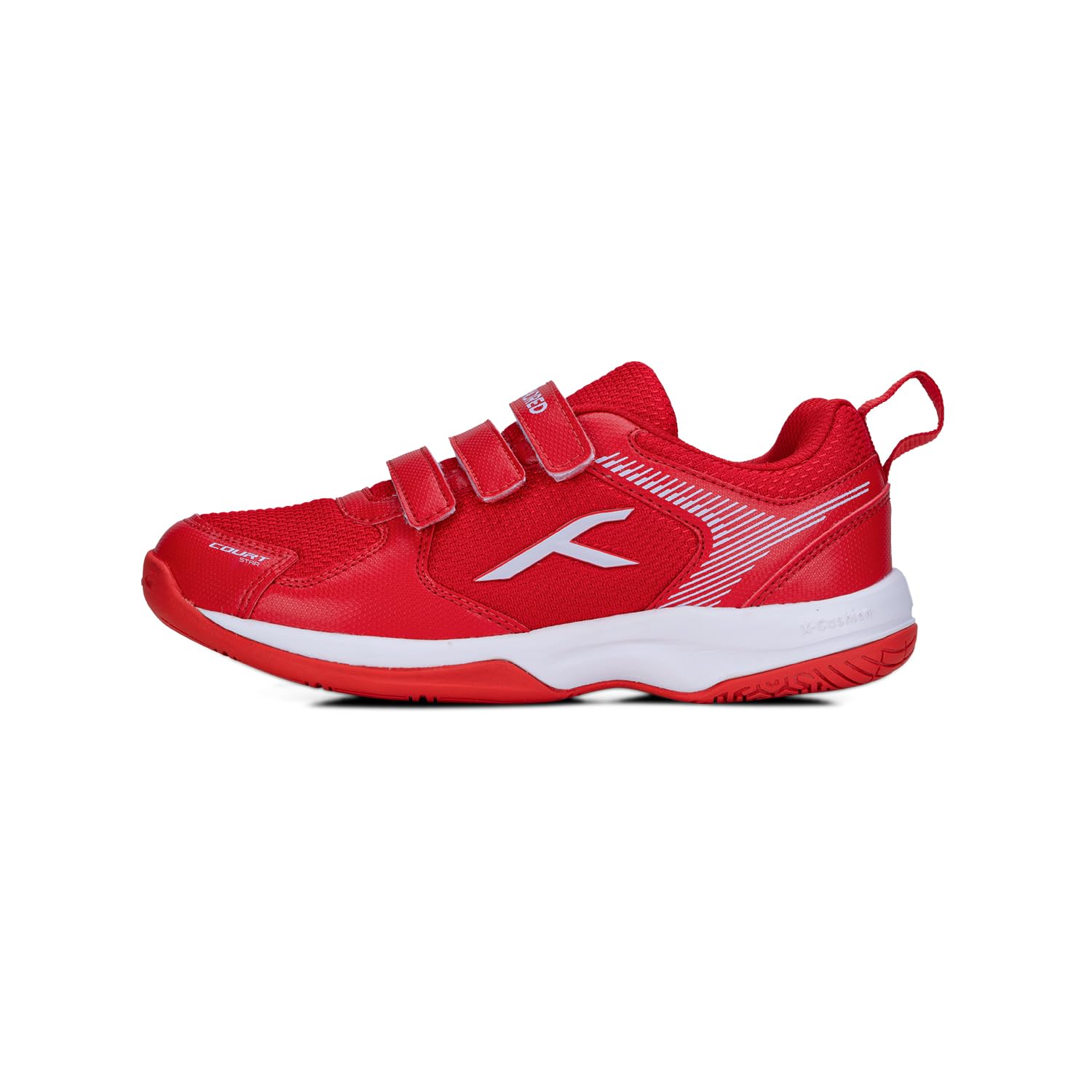 HUNDREDCourt Star - Kids Badminton Shoes (Non Marking) | Lightweight & Durable | X-Cushion Protection