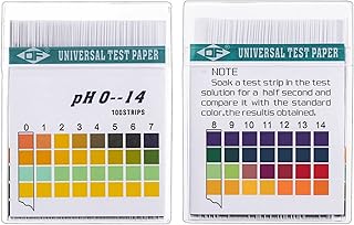 100PCS Test Strips pH 0-14 Aquarium Litmus Paper Sticks