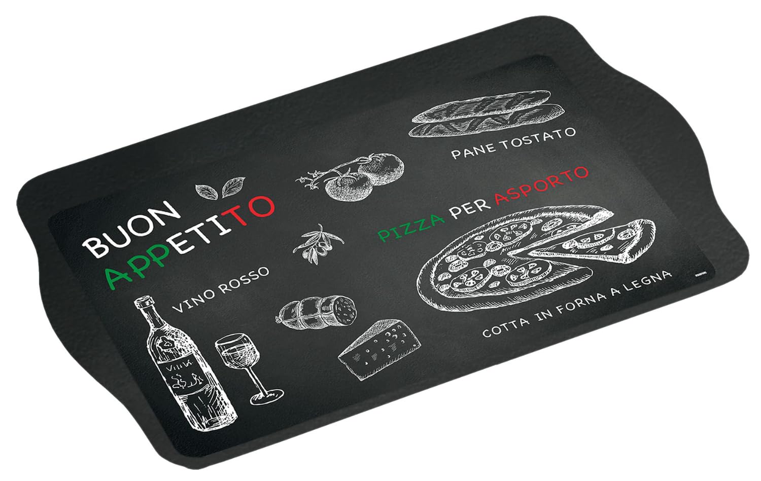 Kesper "Ristorante Serving Tray, Black