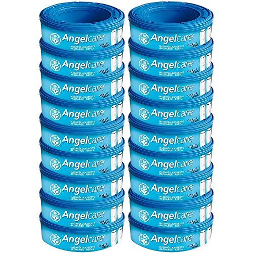 Angelcare 18 Nachfüllkassetten für Windeleimer Comfort, Deluxe und...