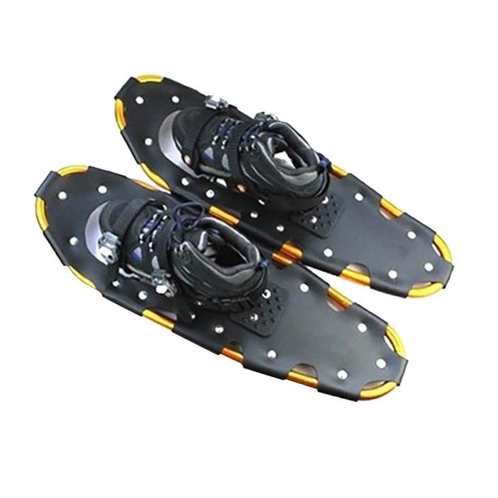 Leichte Schneeschuhe aus Aluminiumlegierung, Schneegriffe 22/26 Zoll Schneeschuhe mit Tragetasche für Frauen Männer Jugend Kinder