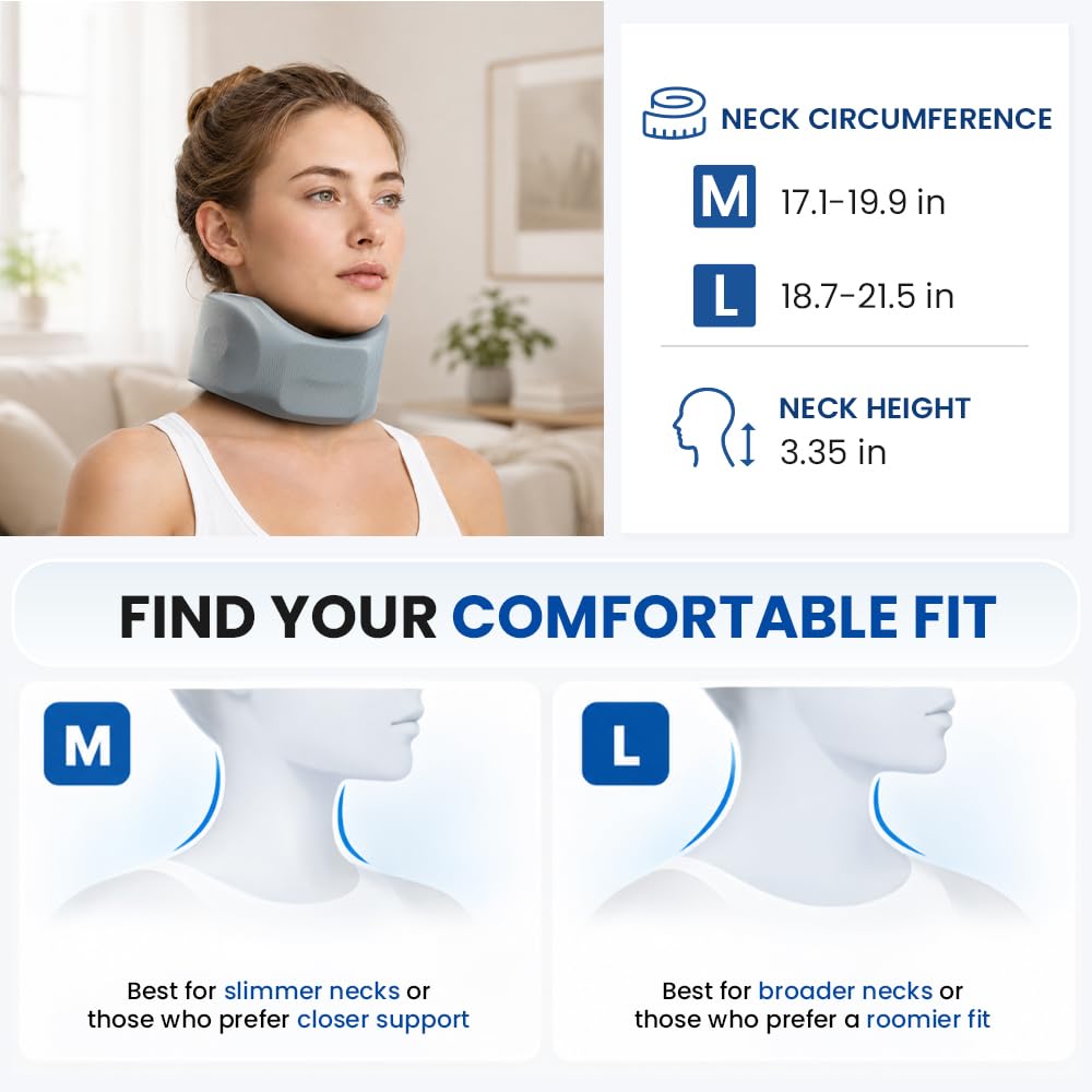 Neck Brace, Soft Cervical Collar Large for Pain and Support 1 Pcs — Amazon image 7