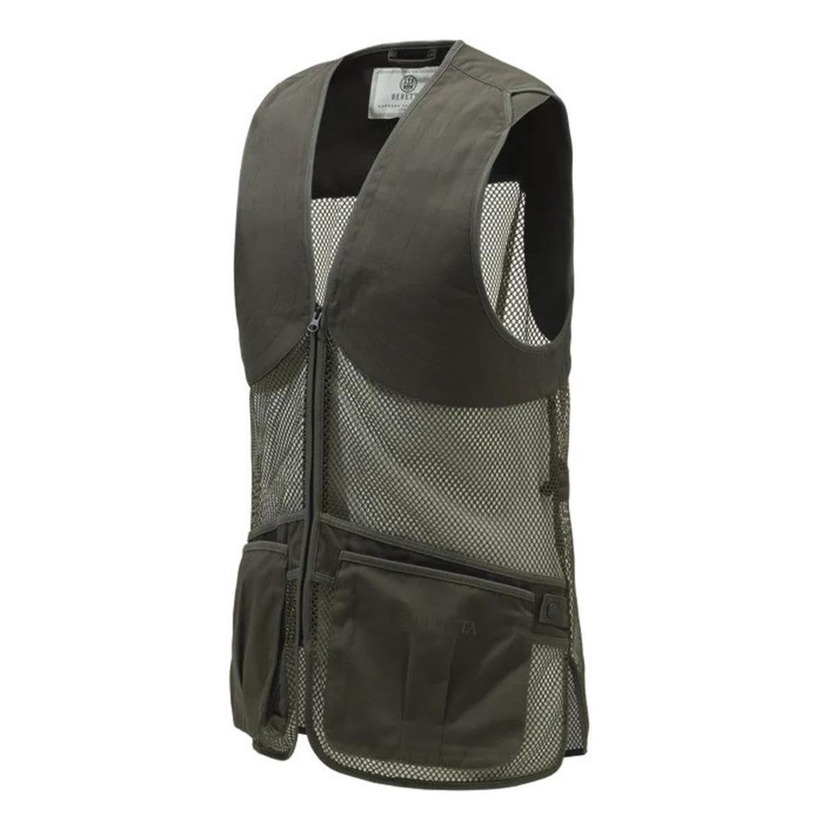 Beretta Men's Brown Bark Full Mesh Vest XX-Large Green Moss - Hunting Outdoor Gear For