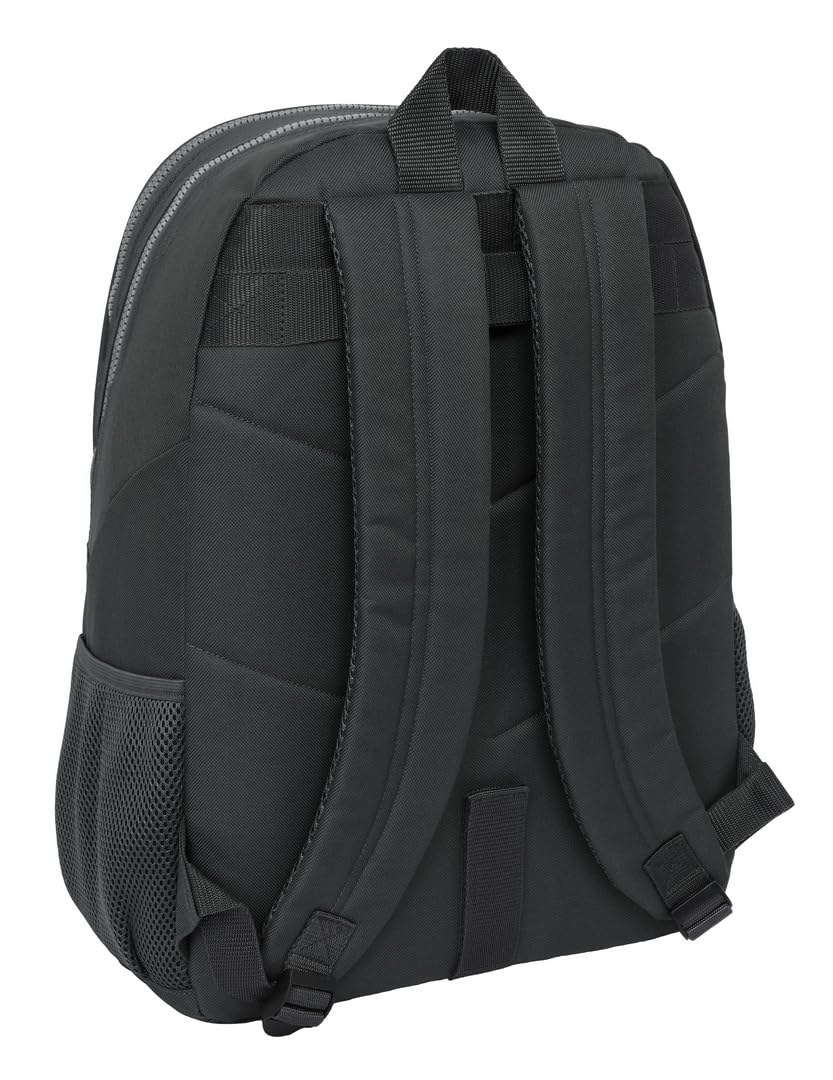 Safta REAL MADRID 3ª EQUIPACIÓN 24/25 - Mochila Escolar Infantil, Ideal para Niños de Diferentes Edades, Cómoda y Versátil, Calidad y Resistencia, 32x16x44 cm