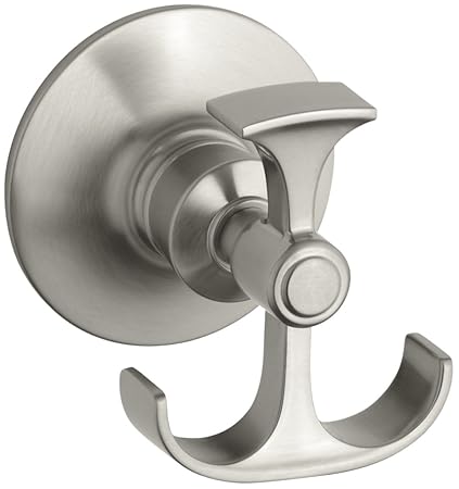 Kohler K-11055-BN Archer Robe Hook, Vibrant Brushed Nickel