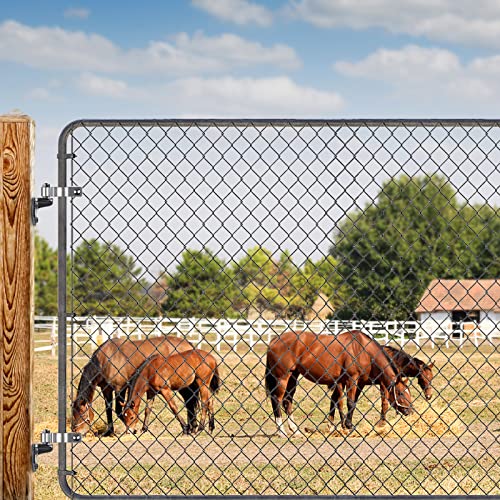 Insaga 304 Stainless Steel Horizontal Mount Gate Hinges, Non-Welding Wood Fence Link Gate Hinge, Wall Mount Flat Back Gate Hinges With 5/8'' Hinge Pin (2Pcs, Screws Not Included) #TOP6