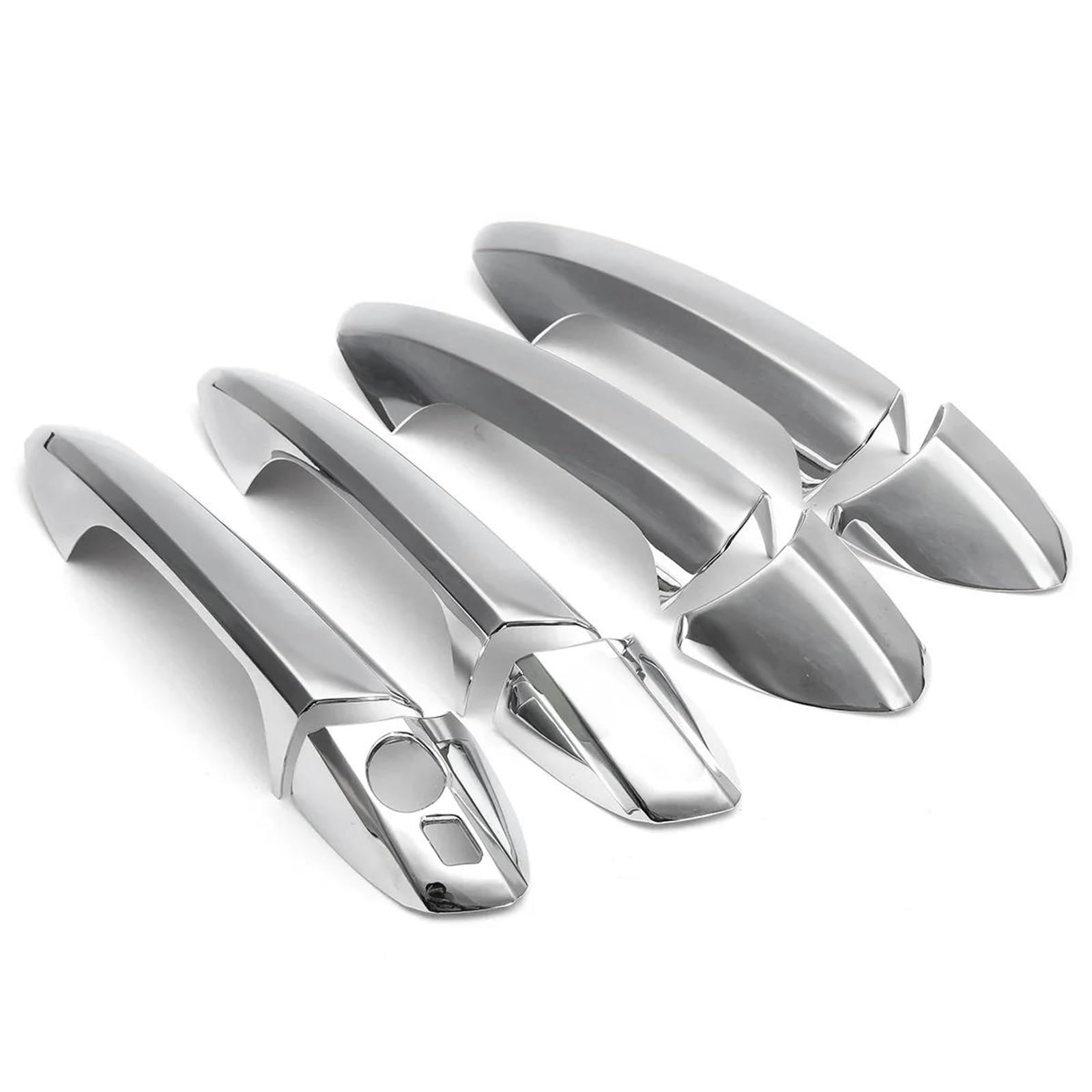 PIWINE Car Exterior Door Handle Covers Trim Chrome for Benz B C E GLK ML CLA W246 W204 W212 X204 W166 W117 for Left Driver