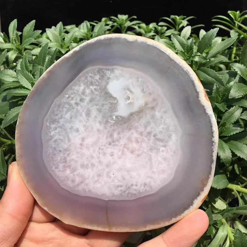MDBJTCYZN Stone Crystal Gem Rough Agate Slice for Very Beautiful (1PC)