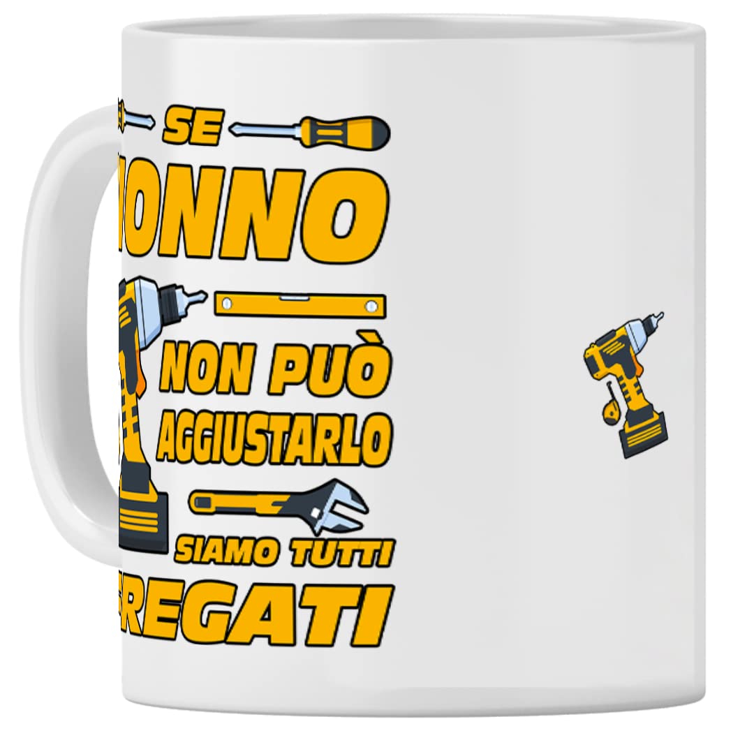 Tazza mug ceramica Nonno Idea compleanno regalo natale