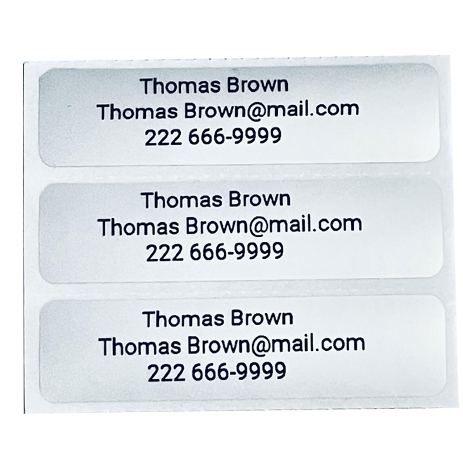 ZbZcYmt Name Stickers Tag Golf Club Labels Personalized Customized Labels 2”x0.5” Valet Labels for Golf Club ID Tags Waterproof Oil-Proof Z0