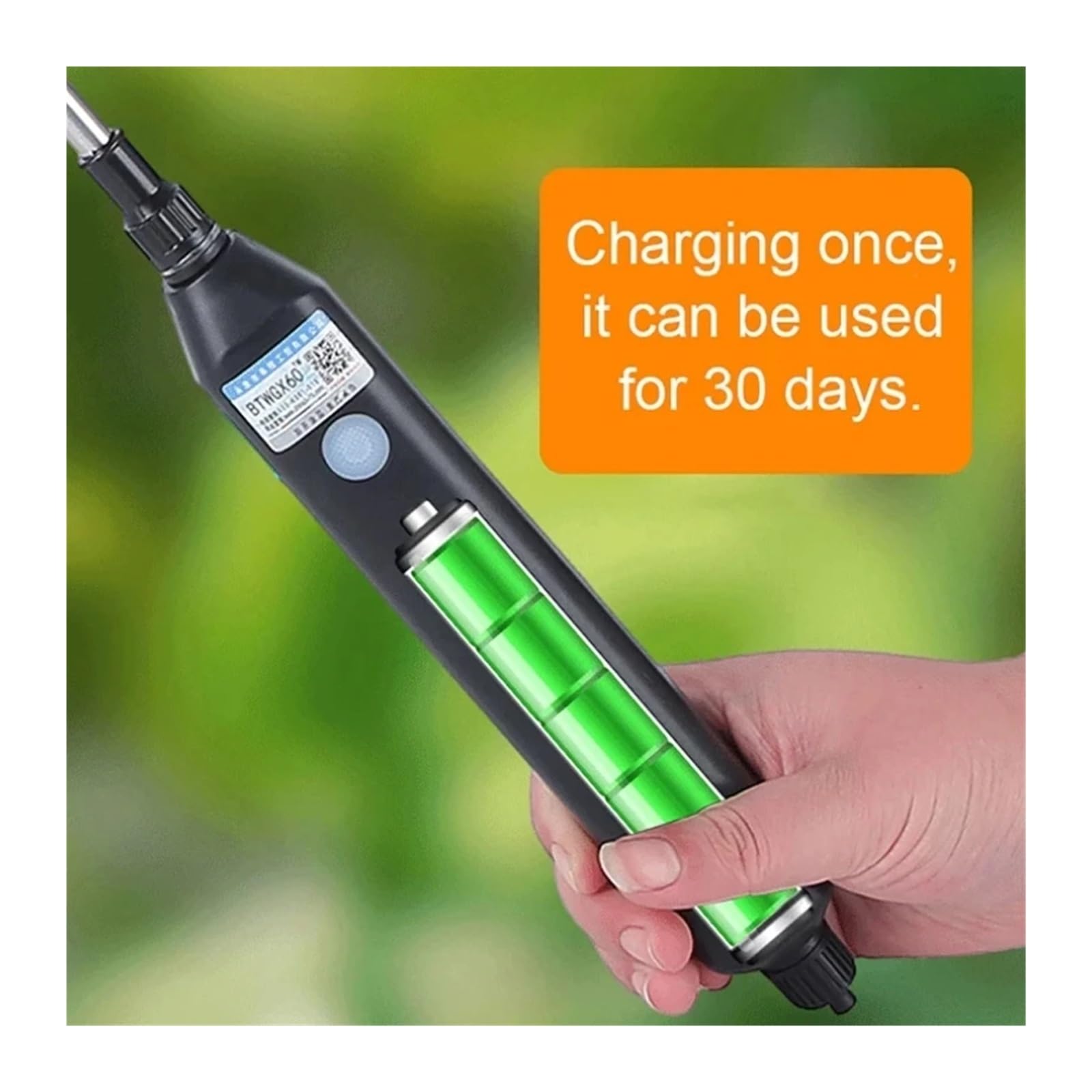 Pulverizador eléctrico de pesticidas de Alta presión de 5 l con recuperación automática for la pulverización de Flores agrícolas.