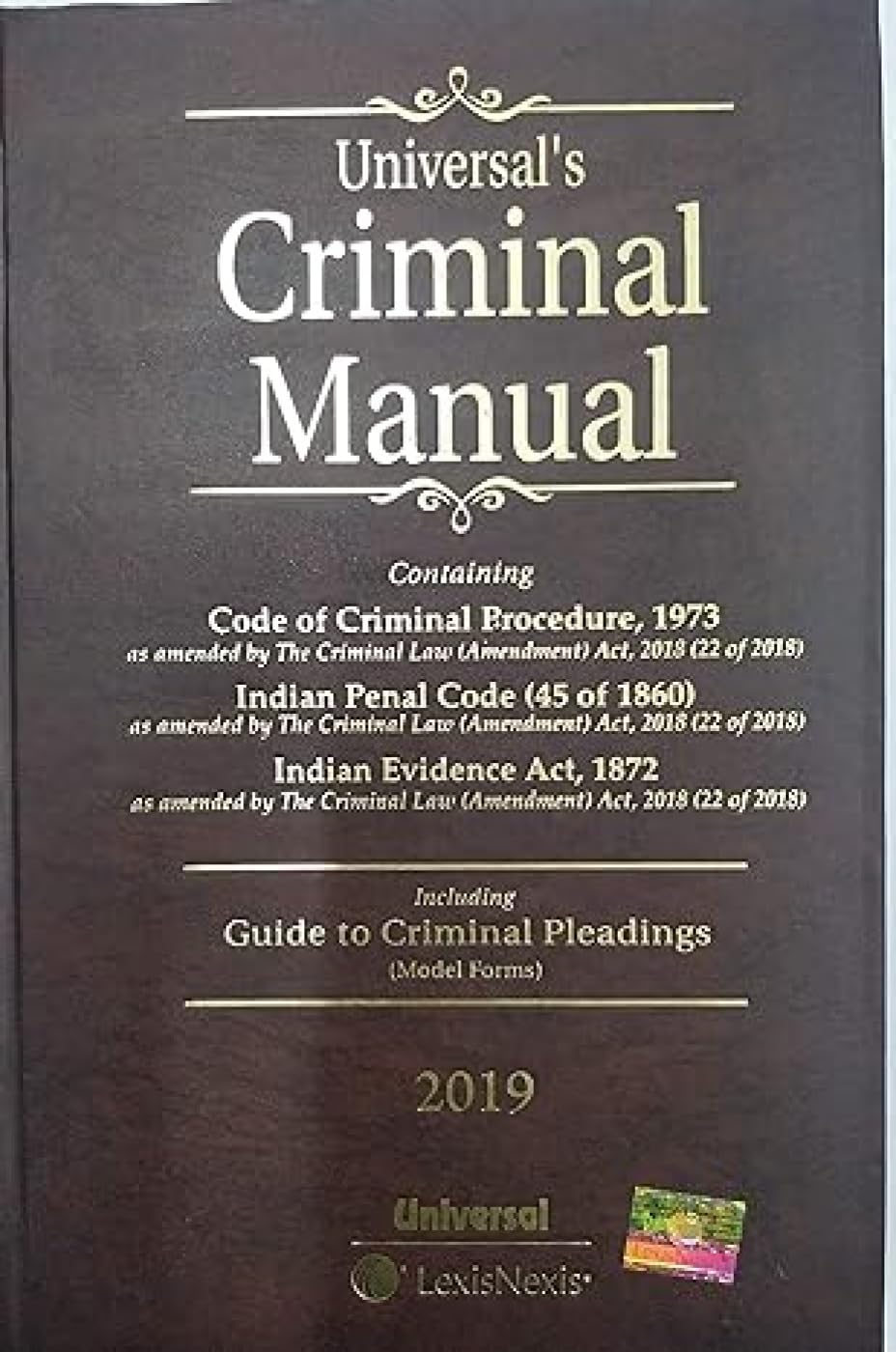Criminal Manual (Cr.P.C., I.P.C. and Evidence) [with FREE Guide to Criminal