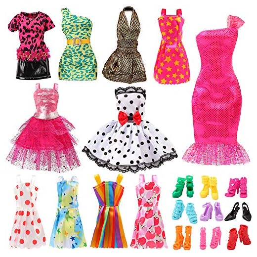 Bigib Set for 11 Ba-Girl Fashion Dolls Clothes Accessories