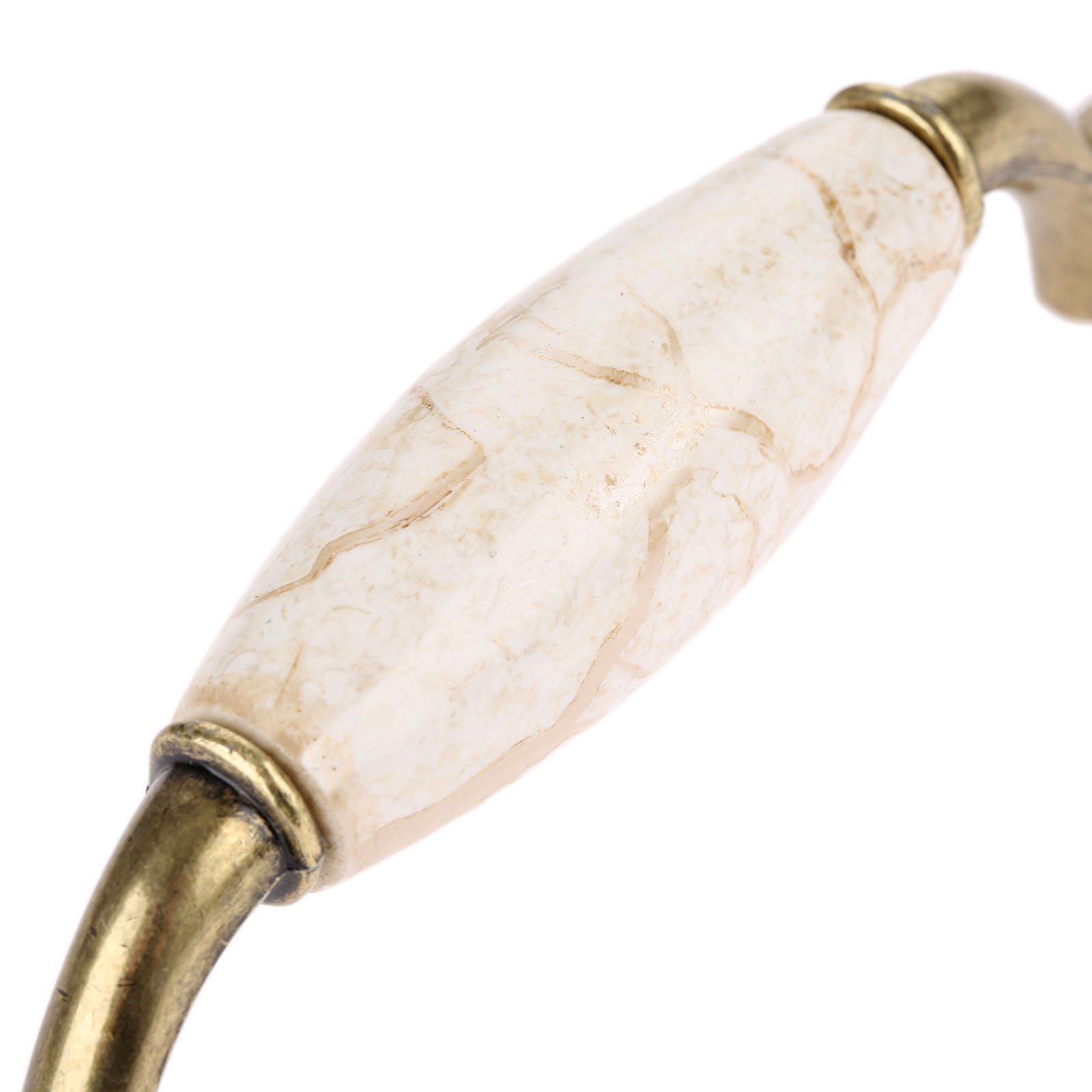 2 Stück Keramik Türgriffe Landhausstil - Antik Look Für Schränke & Möbel