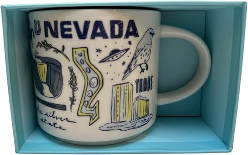 Starbucks Been There Series Nevada - Taza de café de cerámica, 14 onzas
