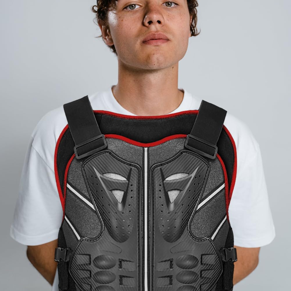Gilet De Protection pour, Protection Dorsale, Protection pour Motocross, Ski, Équitation, Patinage, Gilet Antichute, Équipement De Protection