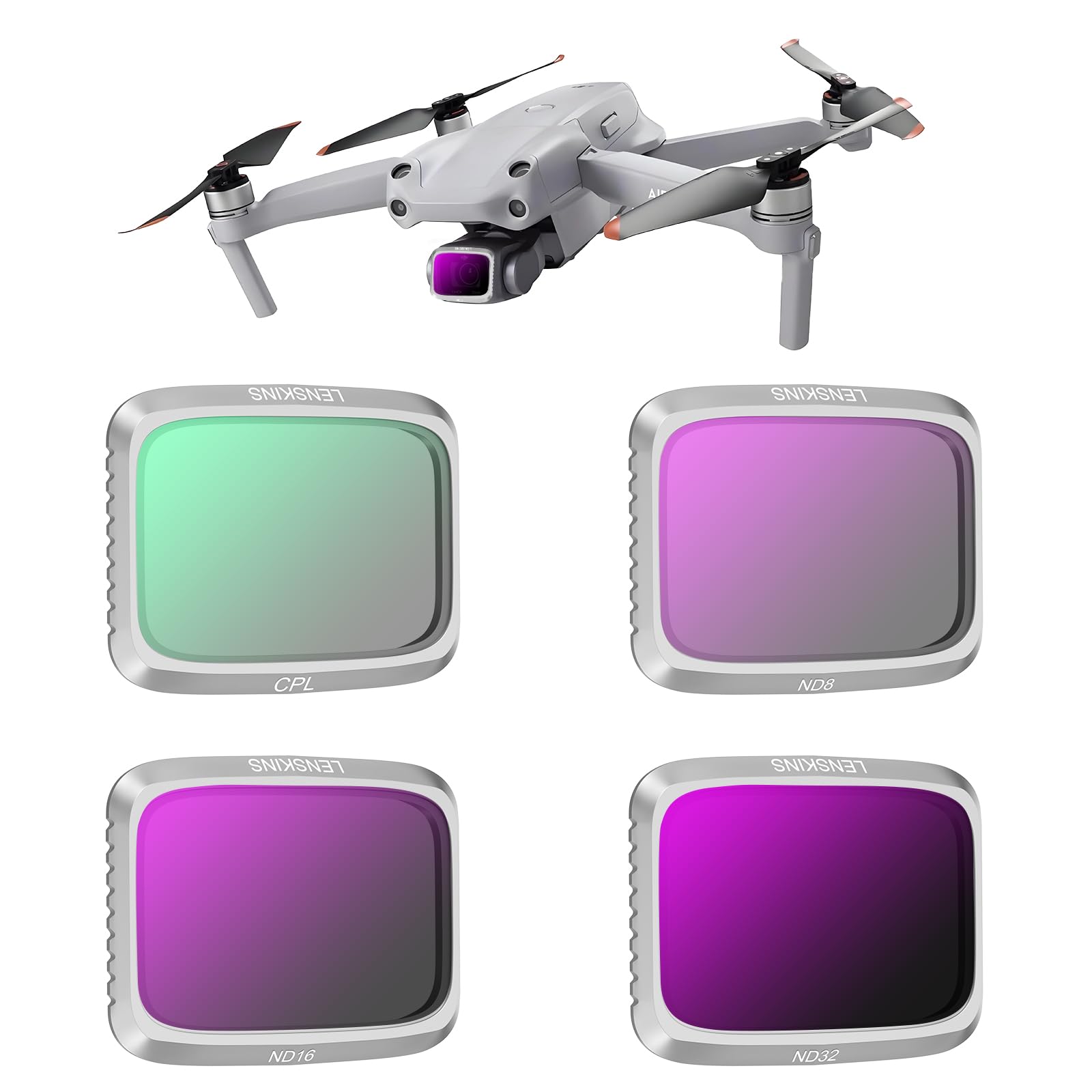 Amazon.com : LENSKINS ND Filters for DJI Air 2S Drone, 4