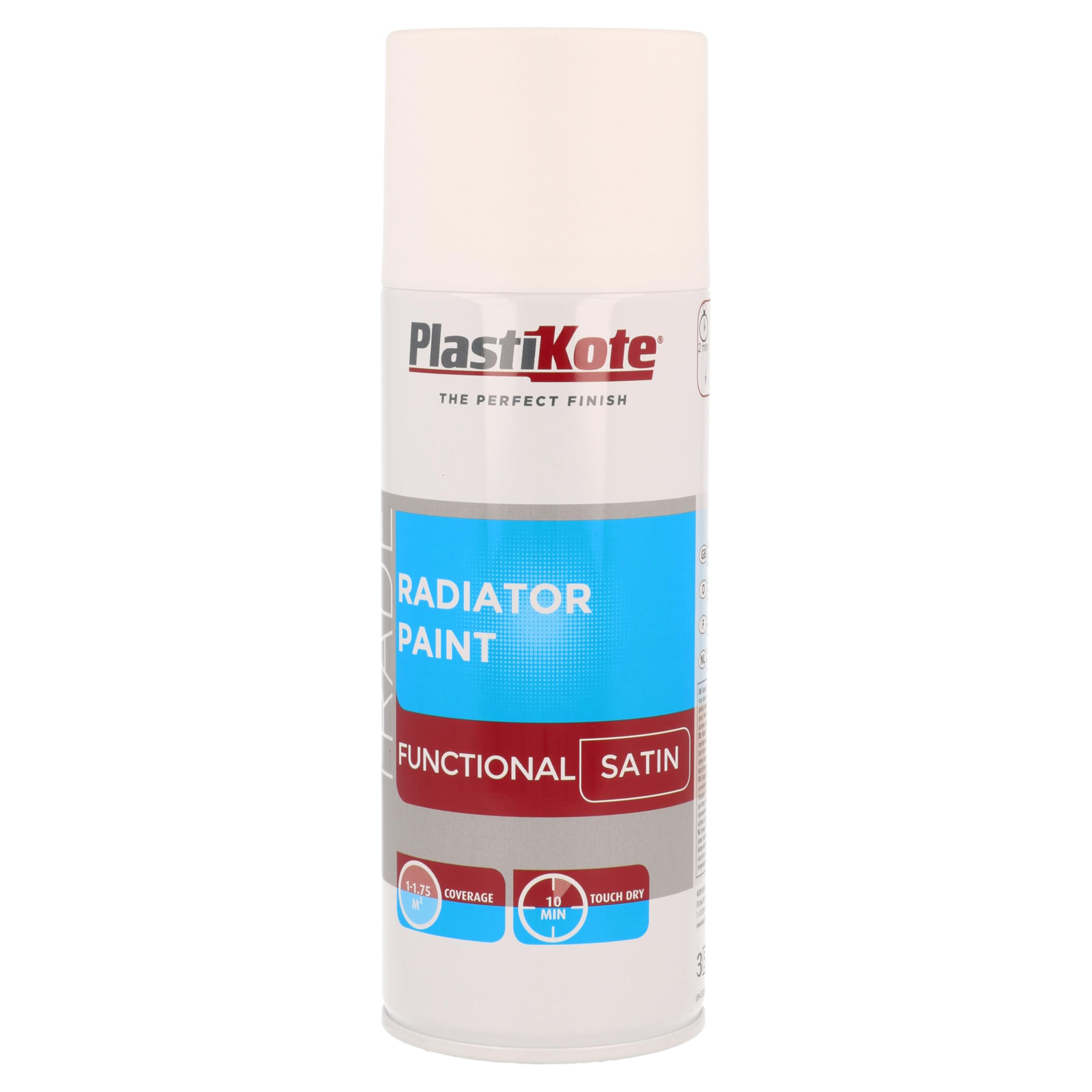 PlastiKote 071017 Trade Functional Radiator White Satin 400 ml