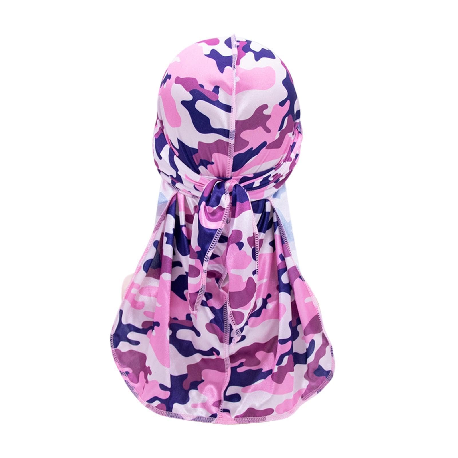 Bandana Cap Du Rag Cap Foulard Morbido con Lunga Coda in Tessuto Setoso Leggero per Uomo E Donna Adatto a Ciclismo Corsa Sport