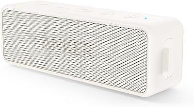 Anker Soundcore 2 Portable Bluetooth Speaker with 12W Stereo Sound, BassUp, IPX7 Waterproof, 24-Hour Playtime, Wireless Stereo Pairing, Speaker for Home, Outdoors, Travel
