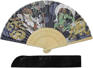 [パンダファミリー] 扇子 メンズ レディース おしゃれ 和風 浮世絵 女性 男性 外国人 海外 日本 お土産 凱風快晴 神奈川沖浪裏 風神雷神 富士山 桜 収納袋付き