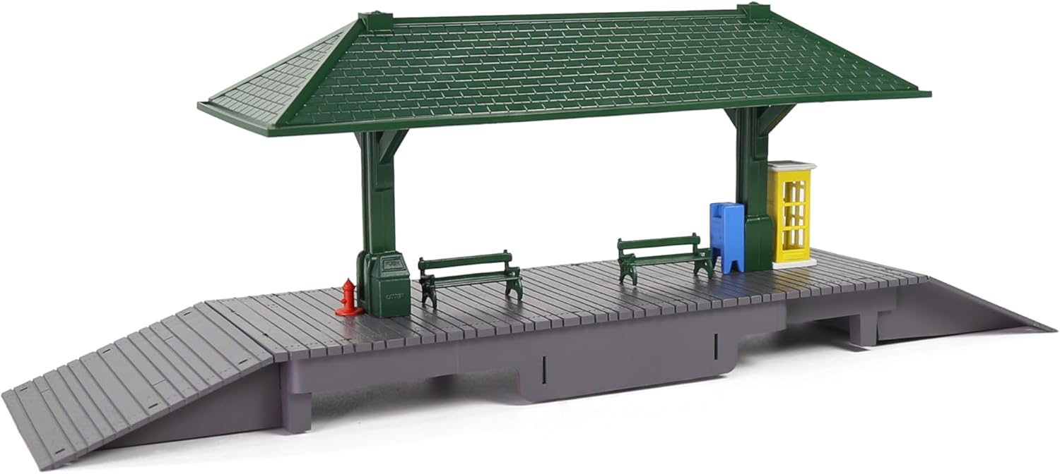 HO Scale 1:87 Model Trains Station Platform for Model Railway Scenery ZTHO01 (Painted)
