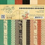 Graphic 45 Enchanted Forest Patterns and Solids, 6 x 6