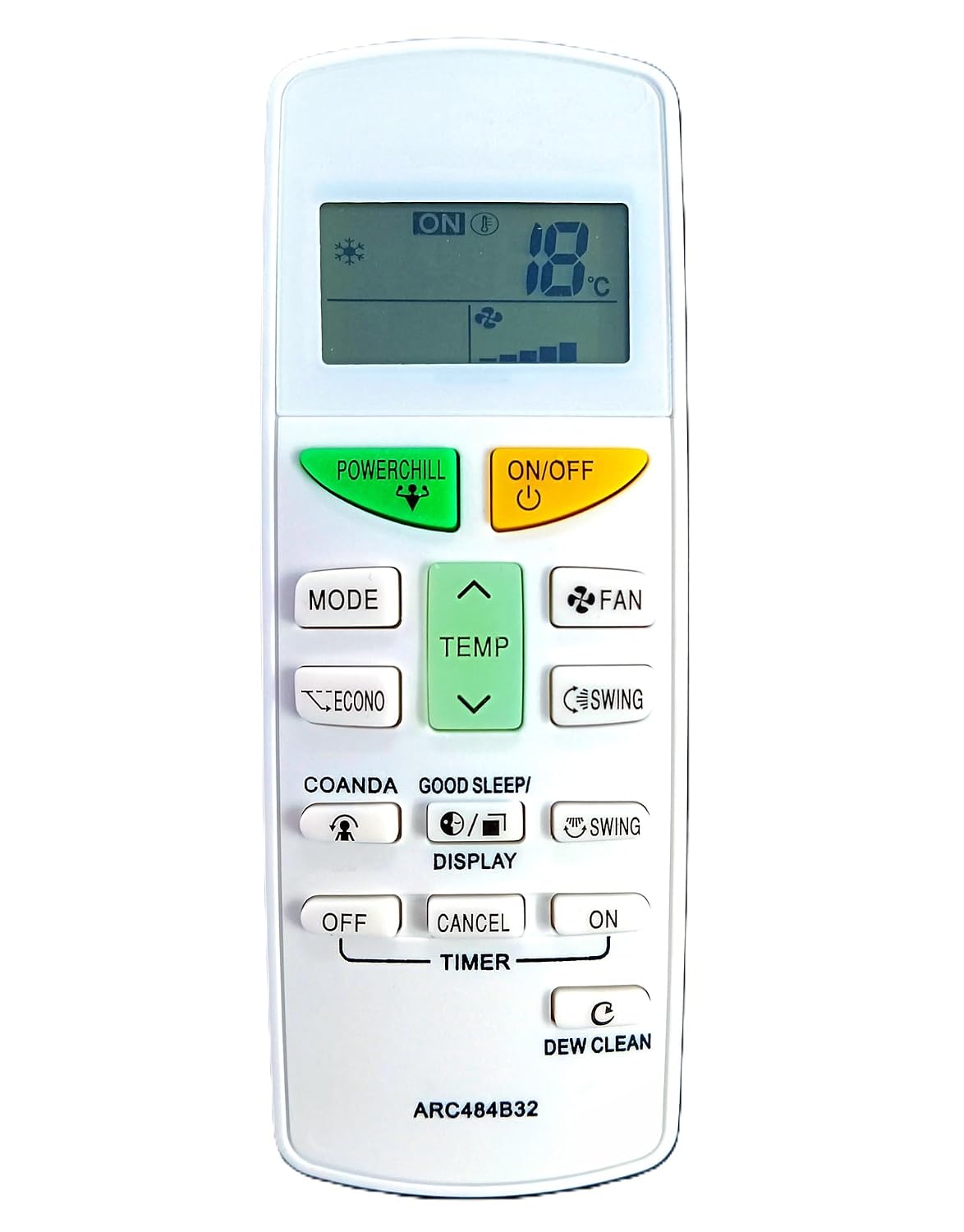 LUCRE Air Conditioner Remote Compatible for Daikin Split Ac Remote 1.5 Ton (5 Star) Model Arc484B32, Multicolour - Review, Price and Buying Guide