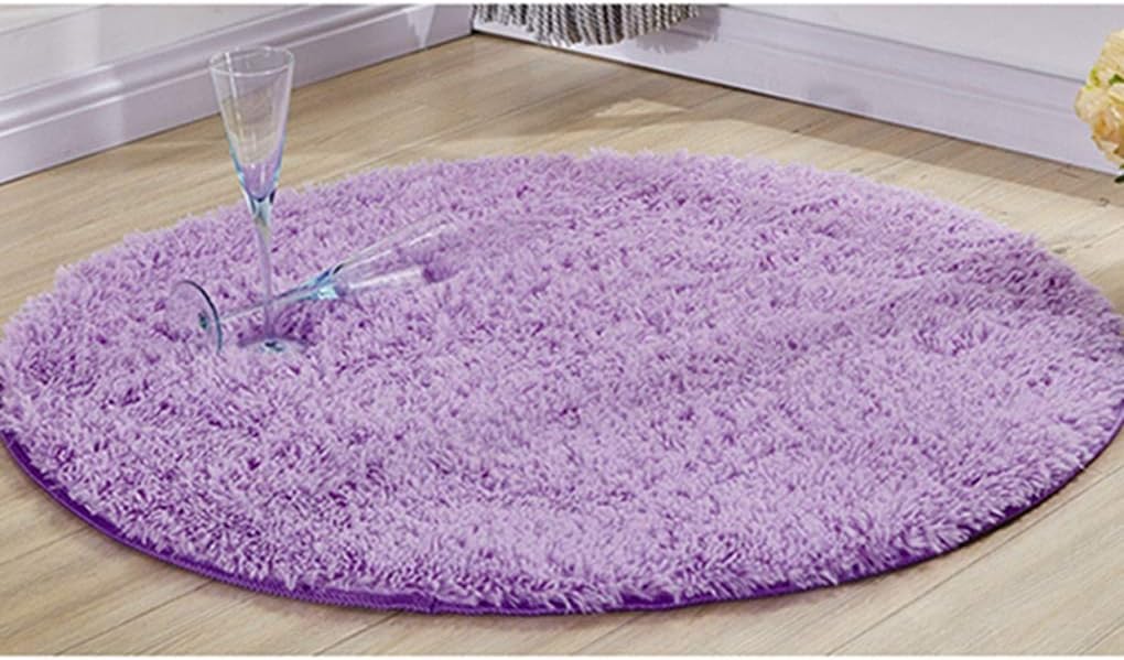 ラグ マット 洗える ラグマット 夏用 円形 円型 80cm 160&times;160 北欧 ふわふわ ベージュ 緑 リビング用 居間用 シャ