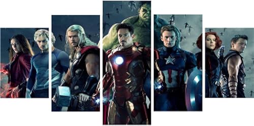 Miniatura 1 de Kit de arte de diamantes 5D para adultos, alas mágicas de ángel de agua de fuego, 5 piezas, kit de bordado de diamante multitaladro completo, para