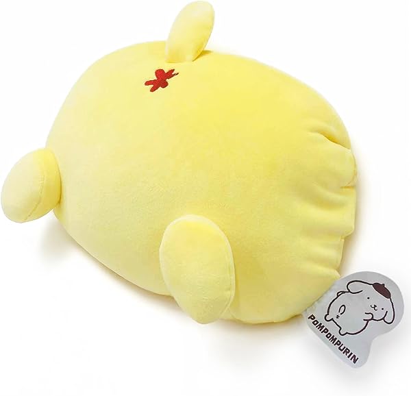 Amazon.co.jp_ MORIPiLO 抱き枕 サンリオキャラクターズ ポムポムプリン (もちもちダイカットクッション) 肌にやさしいマイクロ生地 グッズ ぬいぐるみ 昼寝枕 イエロー 45x35x10cm まくらのモリシタ _ おもちゃ