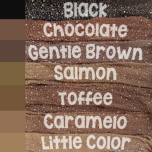 Image of Skintone Carnival Stockings | Gold Glitter Fishnet Tights for Caribbean Women