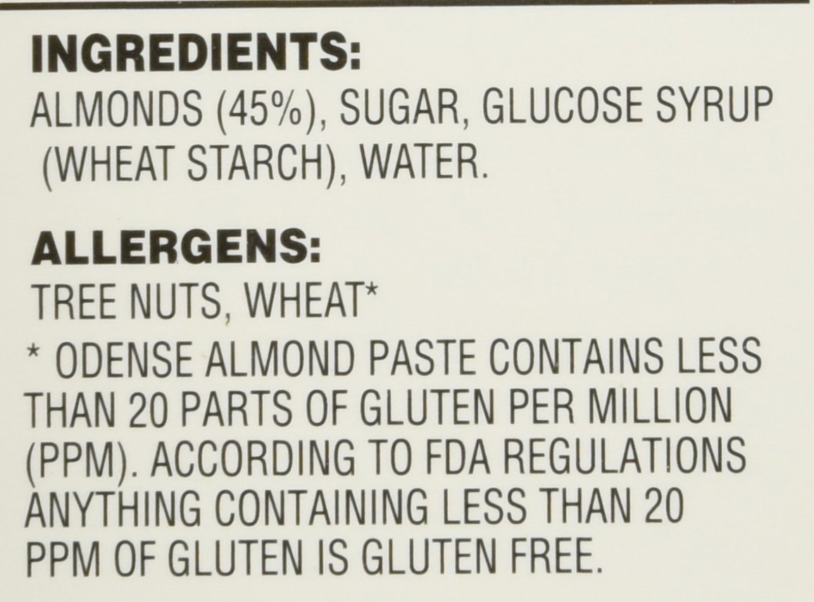 Odense Almond Paste, 7 Ounce - 12 per case.