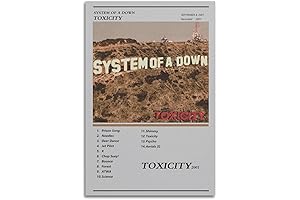 System of a Down Poster Toxicity Album Cover Wall Art Decor Canvas