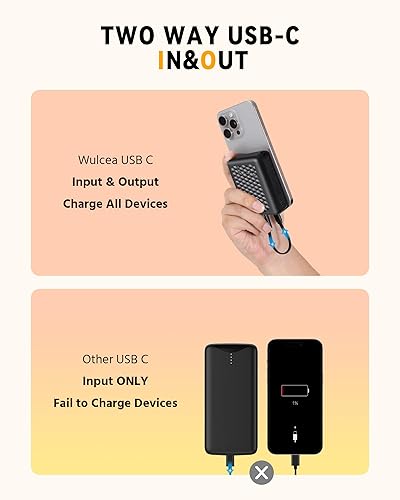 Miniatura 5 de Wulcea Banco de energía portátil de 6000 mAh, cargador USB de 5 V2 A para ropa térmica, chaquetas, chalecos, bufandas, sombreros y mantas, paquete