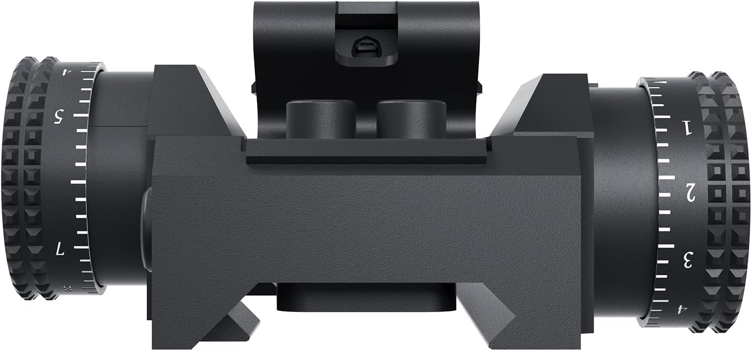 Picatinny Rail Riser Adjustable Windage and Elevation, Optic Riser Universal Picatinny Rail Mount, Scope Mount Sight Riser for Red Dot Sight, Thermal Scope, Night Vision Scope