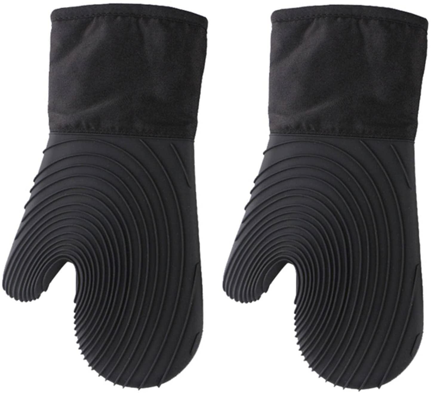 Guanti da Forno Guanti da Forno Resistenti al Calore, Guanti da Forno in Cotone Silicone, Guanti da Forno Antiscivolo per Cottura al Barbecue Cottura Lavabile in Lavatrice per Cucinare, Cuocere e Gri