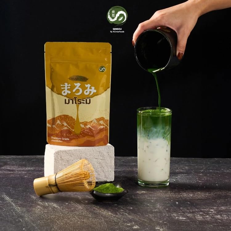 Miniatura 4 de Polvo de matcha Shizuoka de grado prémium  Auténtico té verde japonés para lattes, batidos y horneados, sabor suave a Umami, bolsa resellable de
