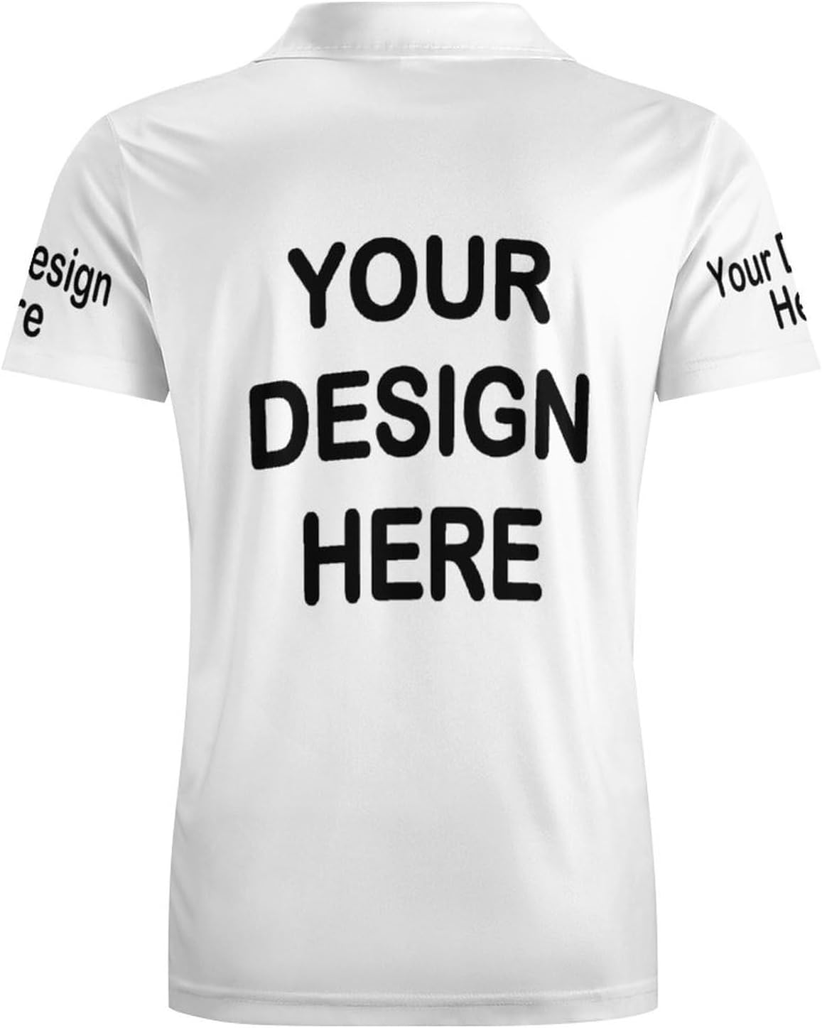 Custom Polo Shirts for Men Custom Personalized Text & Logo Golf Tees Work Shirt Custom Shirt Personalized Shirts