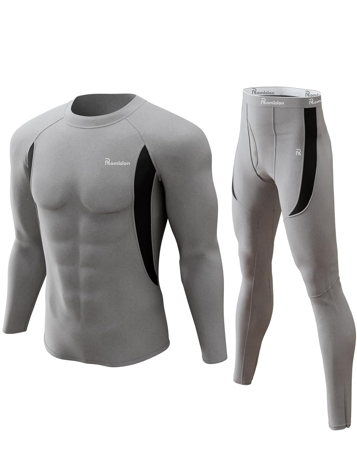 Thermal Underwear for Men Long Johns Fleece Lined Hunting Gear Bottom Top Set Base Layer for Cold Weather Gift