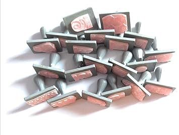 1 to 10 Numbers Stamps with Words and Pictures Set, Educational Kids Toy 20 Pieces/Learning Stamps Toy for Kids Multicolor