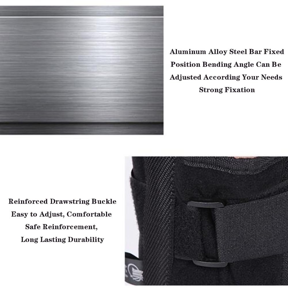 Tobillera para Hombre Y Mujer, Férula Nocturna para Fascitis Plantar, Inmovilizador Ortopédico para Dormir, Ideal para Fijación Ósea O Soporte En Caso De Fractura, Izquierda, L