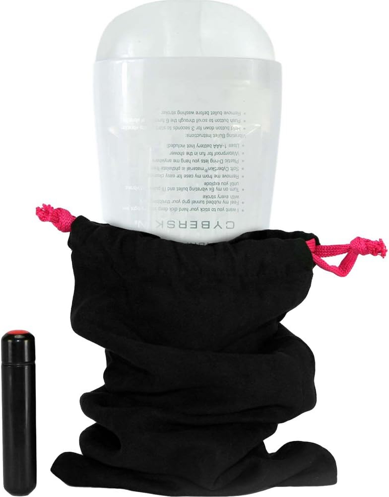 Cyberskin Release Deep Pussy Stroker, Flesh Vibrating