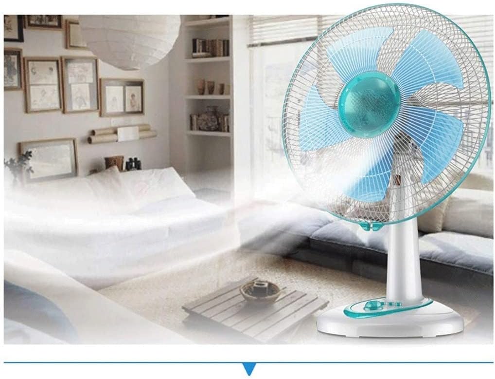 Oscillating 12-Inch Table Fan Powerful and Quiet, 4-Speed